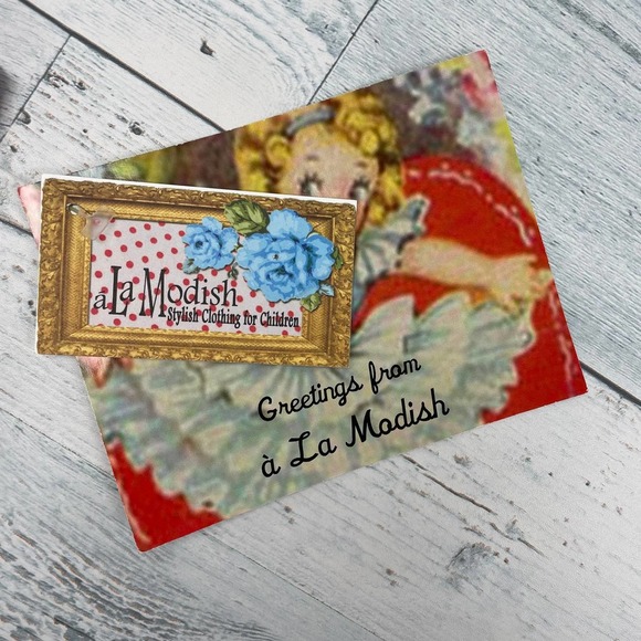 A La Modish Purple Pink Rose Print Dress Girls 6-12M - Picture 5 of 6